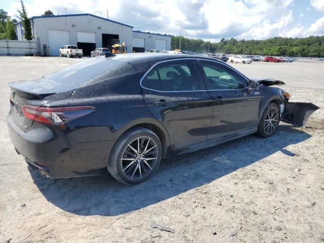 4T1T11AKXRU844726 - 2024 TOYOTA CAMRY SE NIGHT SHADE BLUE photo 3