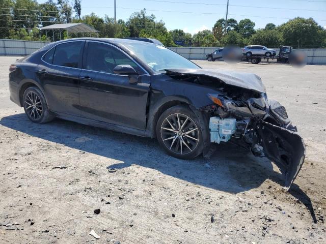 4T1T11AKXRU844726 - 2024 TOYOTA CAMRY SE NIGHT SHADE BLUE photo 4