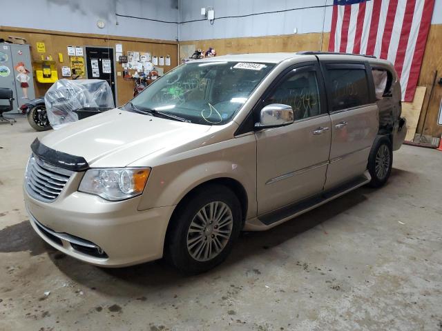 2C4RC1CG2ER336646 - 2014 CHRYSLER TOWN&COUNT TOURING L TAN photo 1