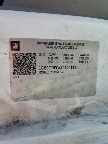 1GB0GRFG4L1140141 - 2020 CHEVROLET EXPRESS G3 თეთრი ფოტო 12