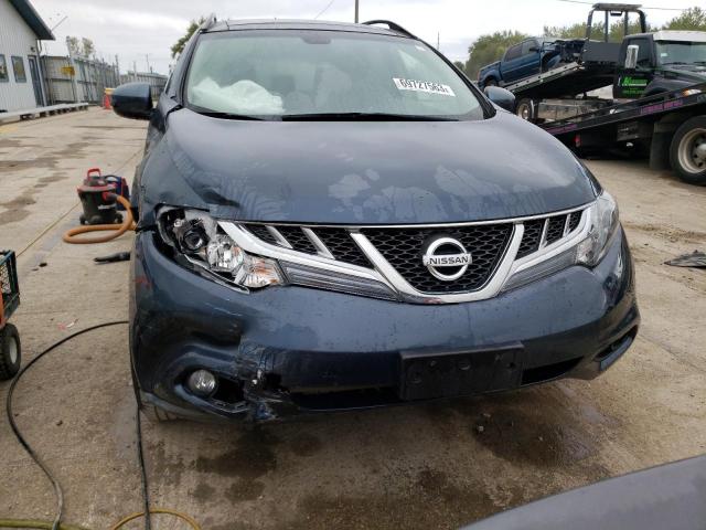 JN8AZ1MW8BW184963 - 2011 NISSAN MURANO S BLUE photo 5