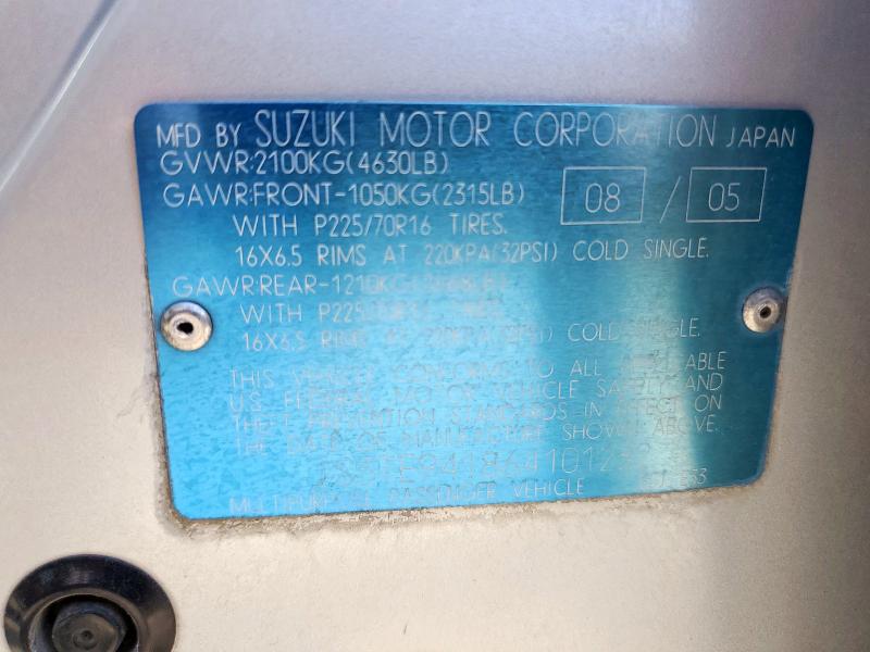 JS3TE941864101232 - 2006 SUZUKI GRAND VITA 银色 照片 13