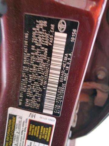 4T1BK1EB0GU212141 - 2016 TOYOTA AVALON XLE Бордовый фото 12