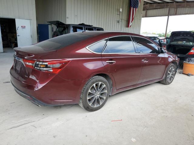 4T1BK1EB0GU212141 - 2016 TOYOTA AVALON XLE Бордовый фото 3