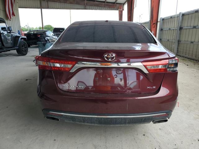 4T1BK1EB0GU212141 - 2016 TOYOTA AVALON XLE Бордовый фото 6