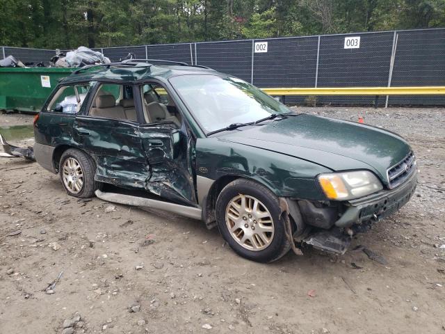 4S3BH806227602896 - 2002 SUBARU LEGACY OUTBACK H6 3.0 LL BEAN GREEN photo 4