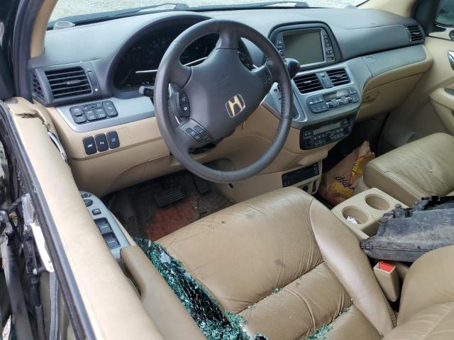 5FNRL38908B080030 - 2008 HONDA ODYSSEY TOURING შავი ფოტო 8