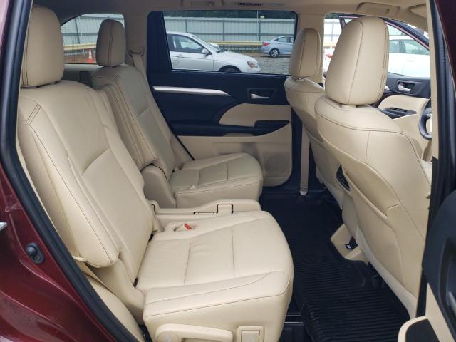 5TDJZRFH1KS921302 - 2019 TOYOTA HIGHLANDER SE MAROON photo 11