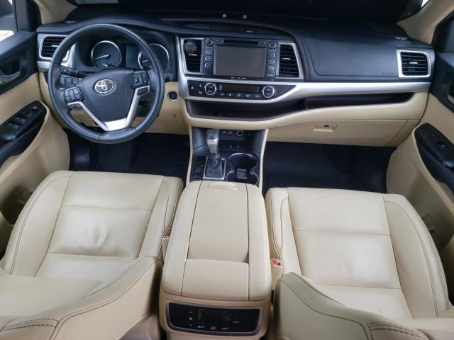 5TDJZRFH1KS921302 - 2019 TOYOTA HIGHLANDER SE MAROON photo 8