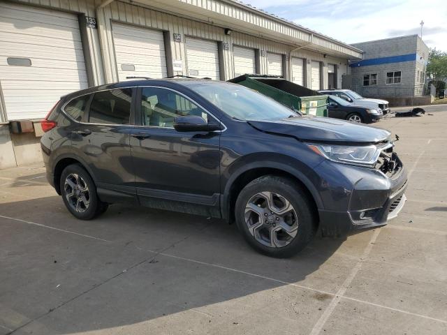 7FARW2H81JE067290 - 2018 HONDA CR-V EXL BLUE photo 4