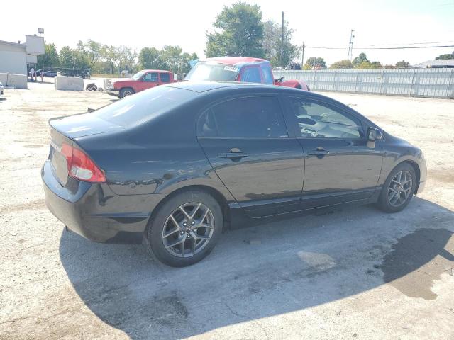 2HGFA1F53BH307209 - 2011 HONDA CIVIC LX BLACK photo 3