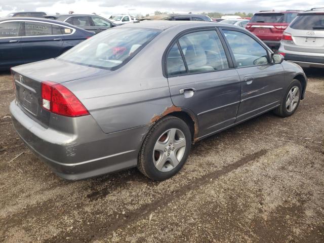 2HGES26724H520428 - 2004 HONDA CIVIC EX GRAY photo 3