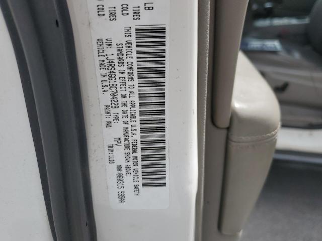 1J4RS4GG1BC704229 - 2011 JEEP GRAND CHER LAREDO Ақ фото 13