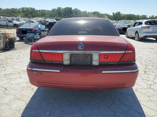 2MEFM75W01X655586 - 2001 MERCURY GRAND MARQ LS BURGUNDY photo 6