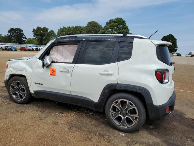 ZACCJADB2HPE90930 - 2017 JEEP RENEGADE LIMITED WHITE photo 2