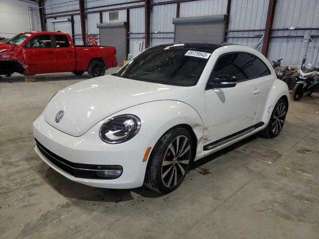 3VWVA7ATXDM639944 - 2013 VOLKSWAGEN BEETLE TURBO WHITE photo 1