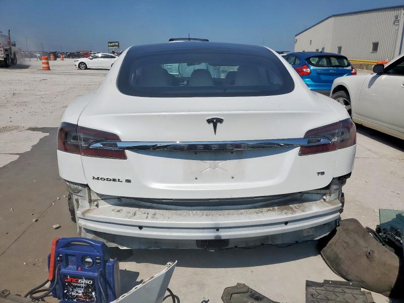 5YJSA1E14HF214869 - 2017 TESLA MODEL S WHITE photo 6