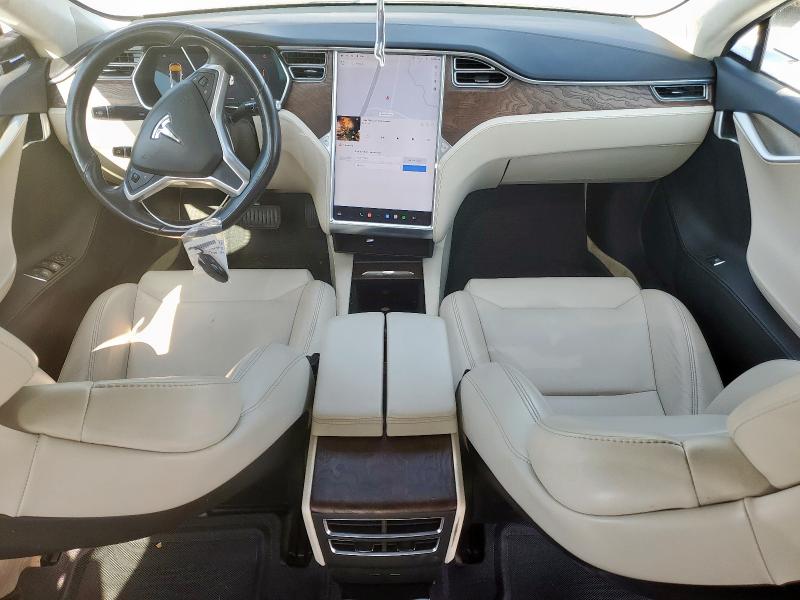 5YJSA1E14HF214869 - 2017 TESLA MODEL S WHITE photo 8