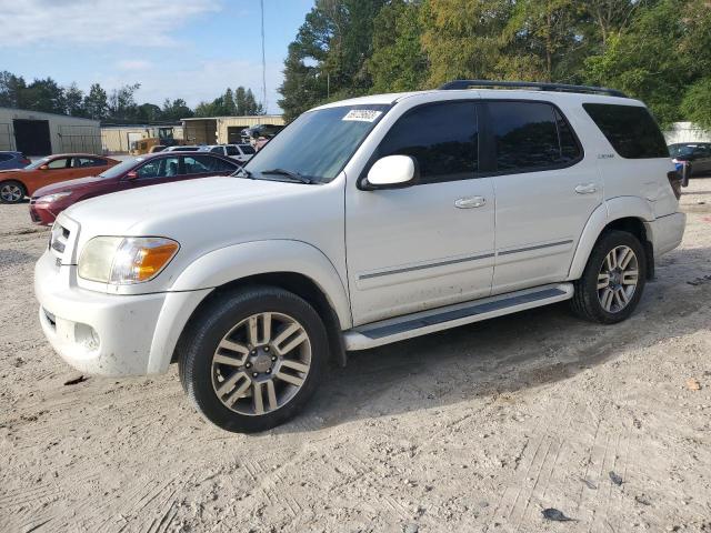 5TDZT38A46S276880 - 2006 TOYOTA SEQUOIA LIMITED WHITE photo 1