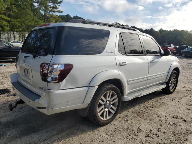 5TDZT38A46S276880 - 2006 TOYOTA SEQUOIA LIMITED WHITE photo 3