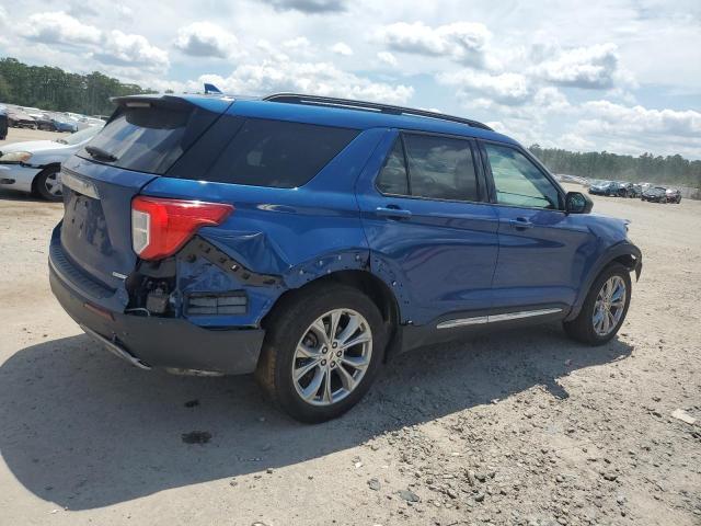 1FMSK7DH4LGA76114 - 2020 FORD EXPLORER XLT 蓝色 照片 3