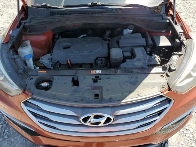 5XYZT3LB1HG404167 - 2017 HYUNDAI SANTA FE SPORT ORANGE photo 12