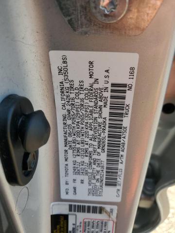 5TEJU62N05Z141677 - 2005 TOYOTA TACOMA DOUBLE CAB PRERUNNER SILVER photo 13