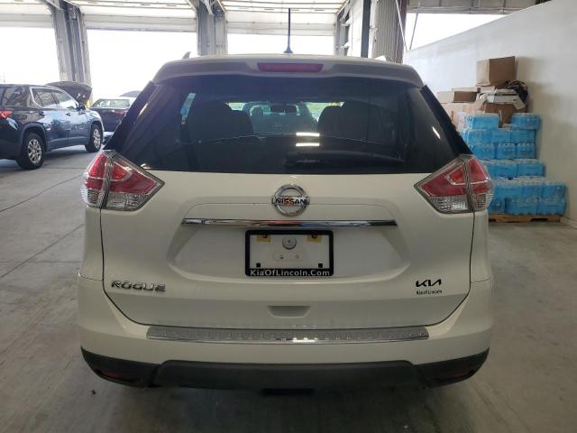 KNMAT2MT9GP628197 - 2016 NISSAN ROGUE S WHITE photo 6
