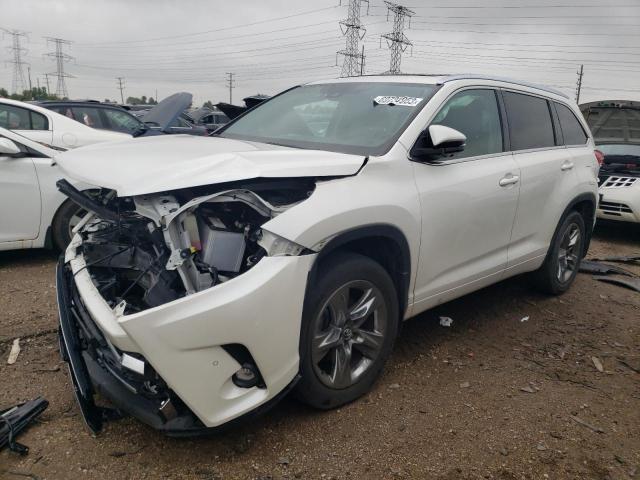 5TDDZRFH9KS978358 - 2019 TOYOTA HIGHLANDER LIMITED WHITE photo 1