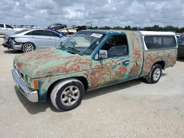 1N6SD16S0TC371915 - 1996 NISSAN TRUCK KING CAB SE GREEN photo 1