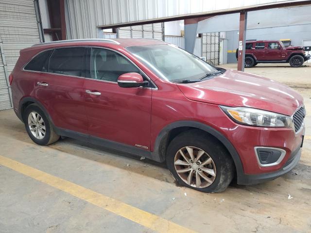 5XYPGDA54HG211753 - 2017 KIA SORENTO LX MAROON photo 4