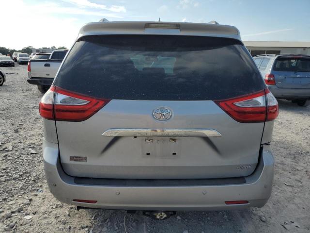 5TDYK3DC9FS551178 - 2015 TOYOTA SIENNA XLE SILVER photo 6