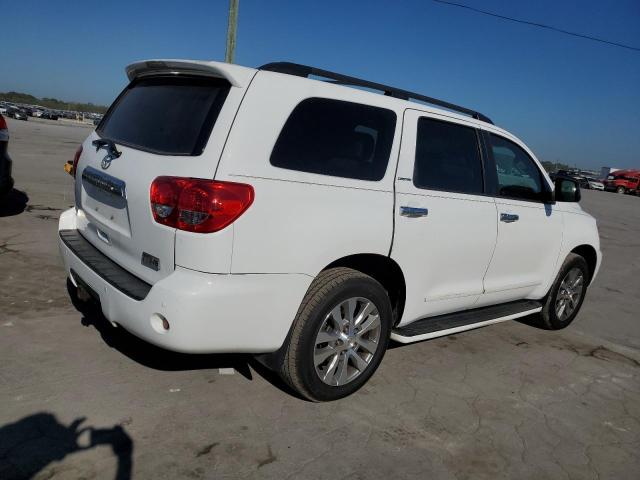 5TDZY68A18S010500 - 2008 TOYOTA SEQUOIA LIMITED WHITE photo 3