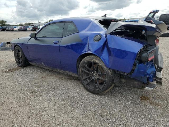 2C3CDZFJ3NH109128 - 2022 DODGE CHALLENGER R/T SCAT PACK BLUE photo 2