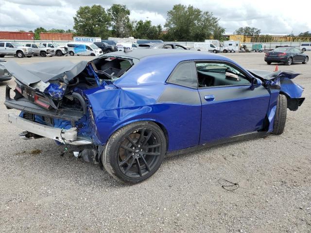 2C3CDZFJ3NH109128 - 2022 DODGE CHALLENGER R/T SCAT PACK BLUE photo 3