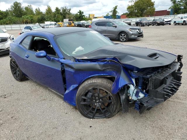 2C3CDZFJ3NH109128 - 2022 DODGE CHALLENGER R/T SCAT PACK BLUE photo 4