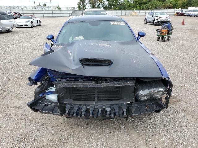 2C3CDZFJ3NH109128 - 2022 DODGE CHALLENGER R/T SCAT PACK BLUE photo 5