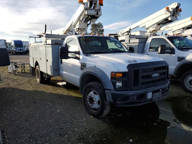 1FD4F46Y68EA84310 - 2008 FORD F450 SUPER DUTY WHITE photo 4