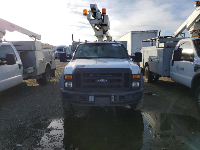 1FD4F46Y68EA84310 - 2008 FORD F450 SUPER DUTY WHITE photo 5