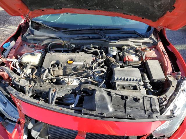 2HGFC2F79HH505187 - 2017 HONDA CIVIC EX RED photo 11