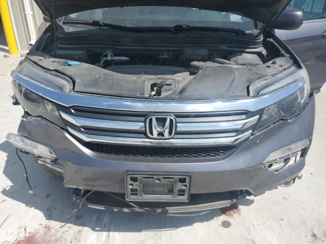 5FNYF6H52JB026543 - 2018 HONDA PILOT EXL GRAY photo 12