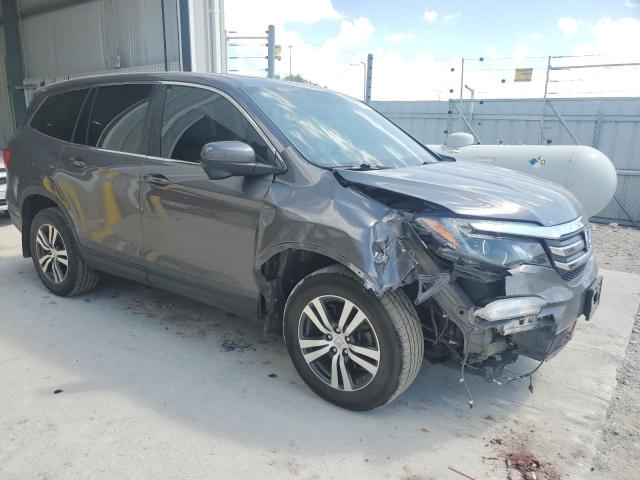 5FNYF6H52JB026543 - 2018 HONDA PILOT EXL GRAY photo 4