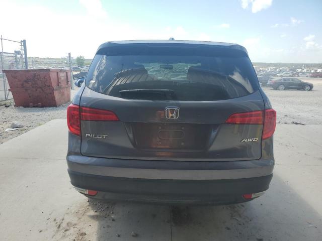 5FNYF6H52JB026543 - 2018 HONDA PILOT EXL GRAY photo 6