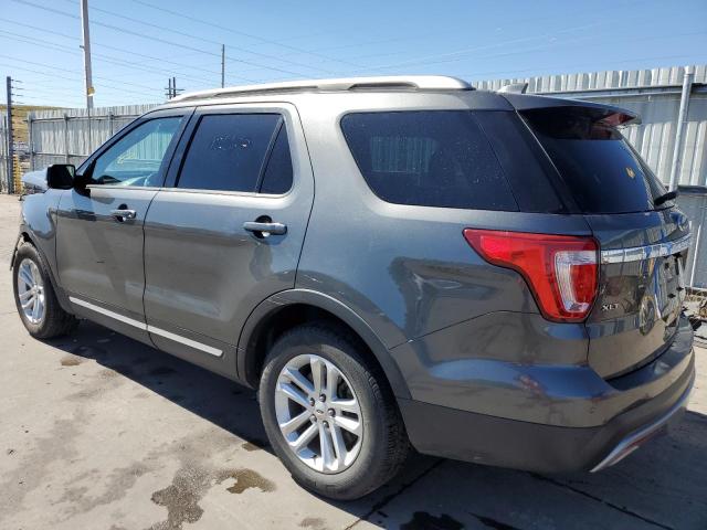 1FM5K7D88GGB13684 - 2016 FORD EXPLORER XLT GRAY photo 2