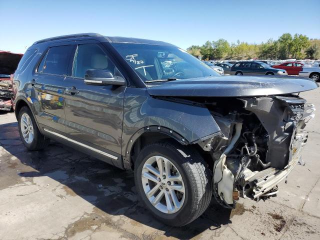 1FM5K7D88GGB13684 - 2016 FORD EXPLORER XLT GRAY photo 4