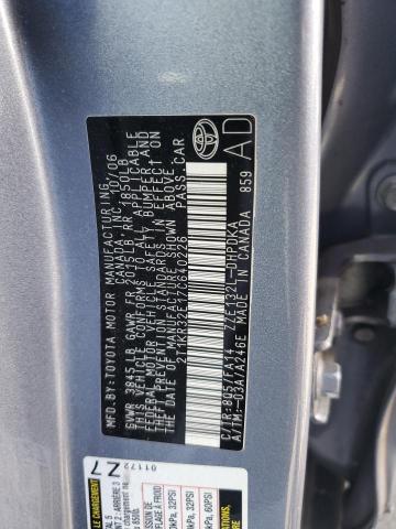 2T1KR32E17C640226 - 2007 TOYOTA COROLLA MA XR BLUE photo 12