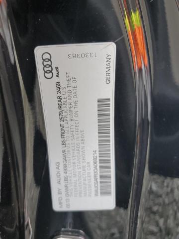 WAUCGAFR3DA068214 - 2013 AUDI S5 PREMIUM PLUS Noir photo 12