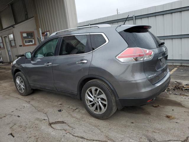 5N1AT2MV5FC810580 - 2015 NISSAN ROGUE S GRAY photo 2