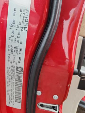 3C4NJCBB1JT494781 - 2018 JEEP COMPASS LATITUDE Qırmızı foto 12