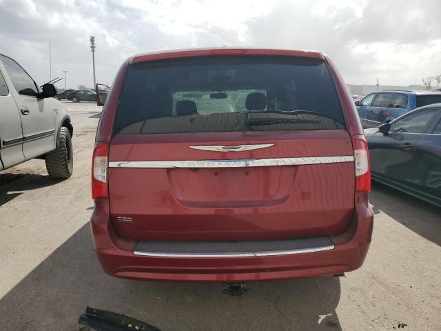 2C4RC1BG1GR156210 - 2016 CHRYSLER TOWN & COU TOURING RED photo 6